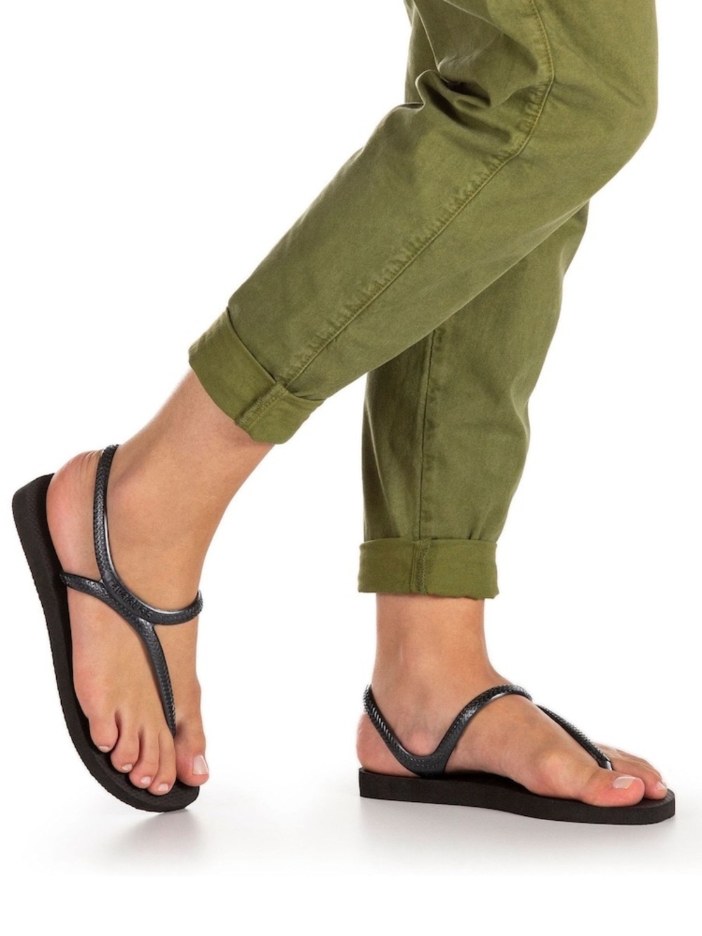 Havaianas Black Flash Urban Sandals